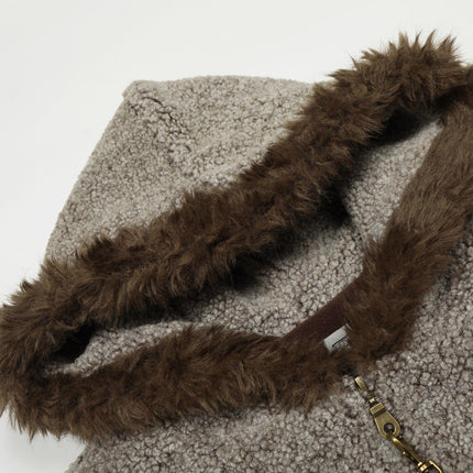 TALKLESSFASHION Lamb Wool Small Fragrance Jacket