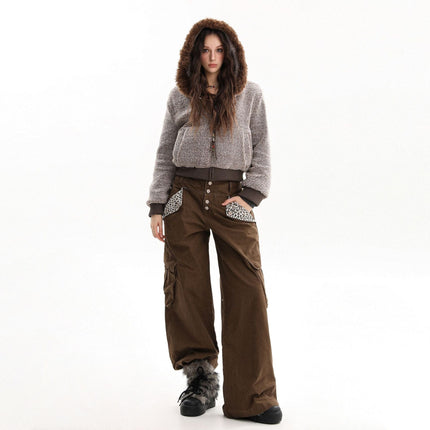 TALKLESSFASHION Lamb Wool Small Fragrance Jacket