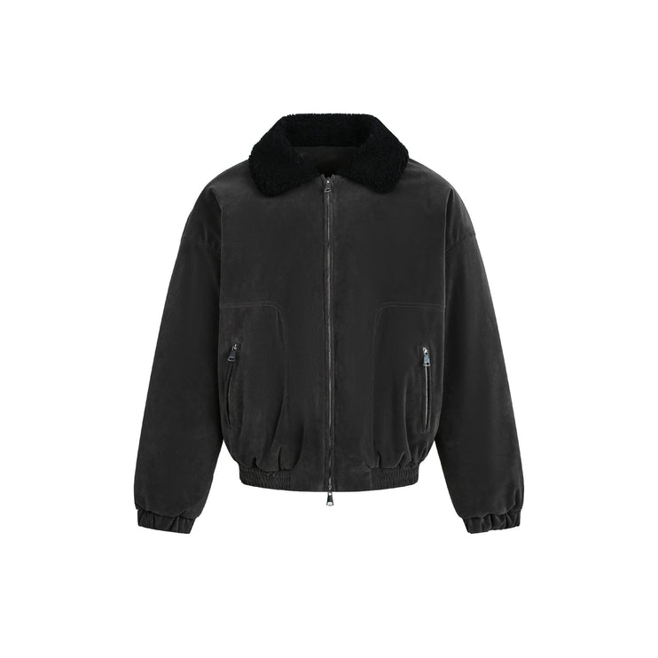 TALKLESSFASHION M / dark green New Real Shot American Street Padded Jacket