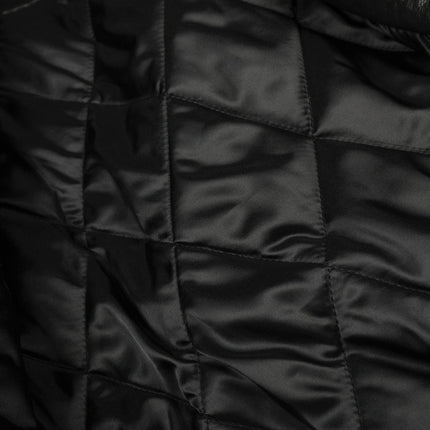 TALKLESSFASHION Mecha Pilot Padded Leather Jacket