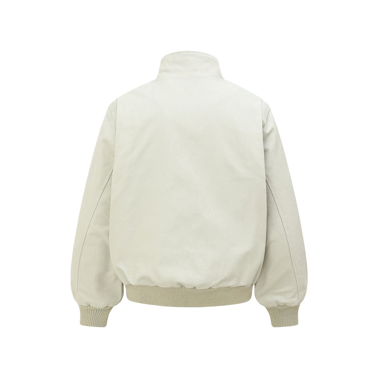 TALKLESSFASHION Metal Buckle Spring Loose Jacket Coat—7755