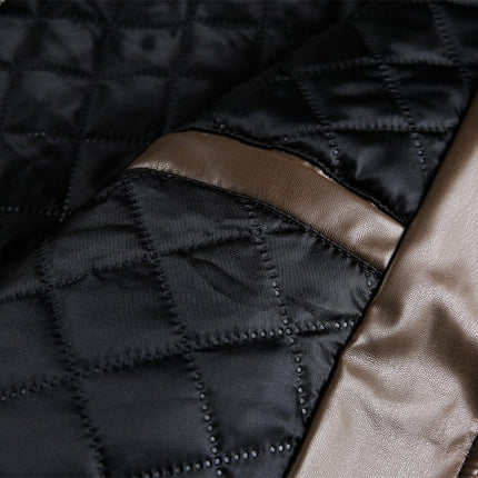 TALKLESSFASHION Old Money Pilot Leather Jacket