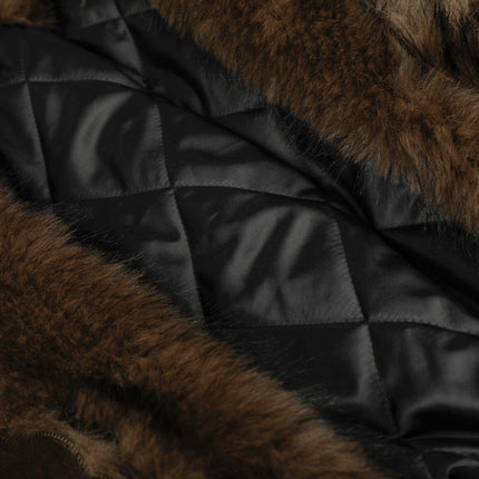 TALKLESSFASHION Old Money Suede Wool Collar Jacket