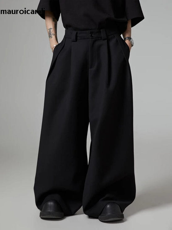 TALKLESSFASHION Oversized Long  Flowy Baggy Wide Leg Pants ------6935