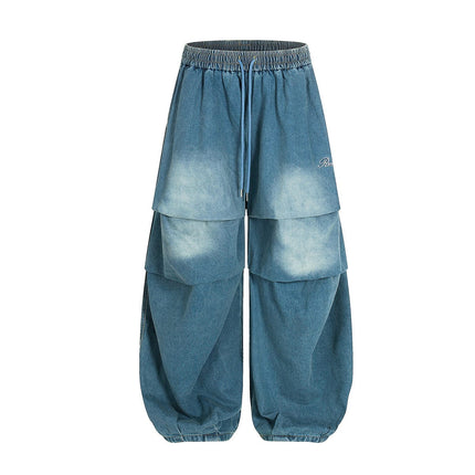 TALKLESSFASHION Paratrooper Wide Leg Jeans