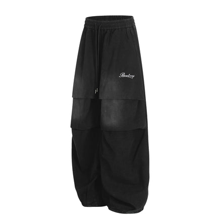 TALKLESSFASHION Paratrooper Wide Leg Jeans