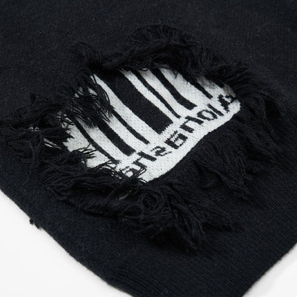 TALKLESSFASHION Pentagram Fringe Knit Sweater