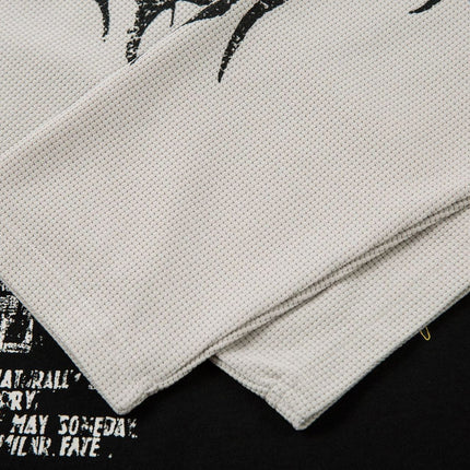 TALKLESSFASHION Punk Retro Fake Two Long Sleeve Tee