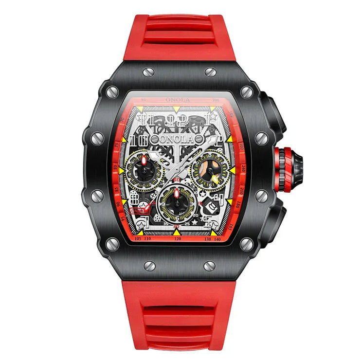 TALKLESSFASHION Red Brand Luxury Wrist Watches ---5428