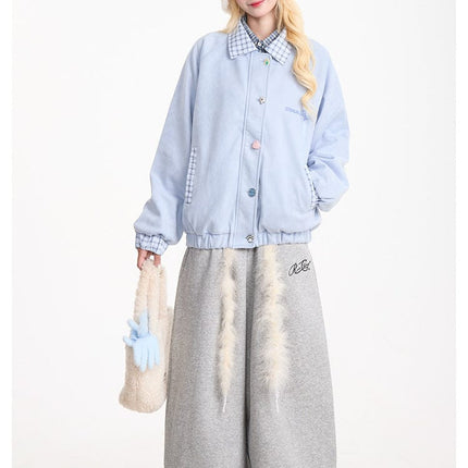 TALKLESSFASHION Retro plush belt sweatpants, women's casual loose wide-legged dancing, lazy wind, mopping the floor, slimming jazz style scimitar pants