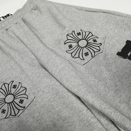 TALKLESSFASHION Retro Scimitar Cross Sweatpants