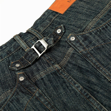 TALKLESSFASHION Retro Urban Denim Trousers