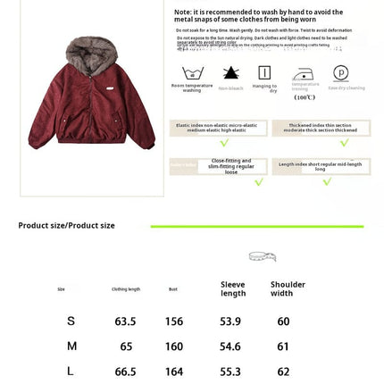 TALKLESSFASHION Reversible Suede Faux Fur Jacket