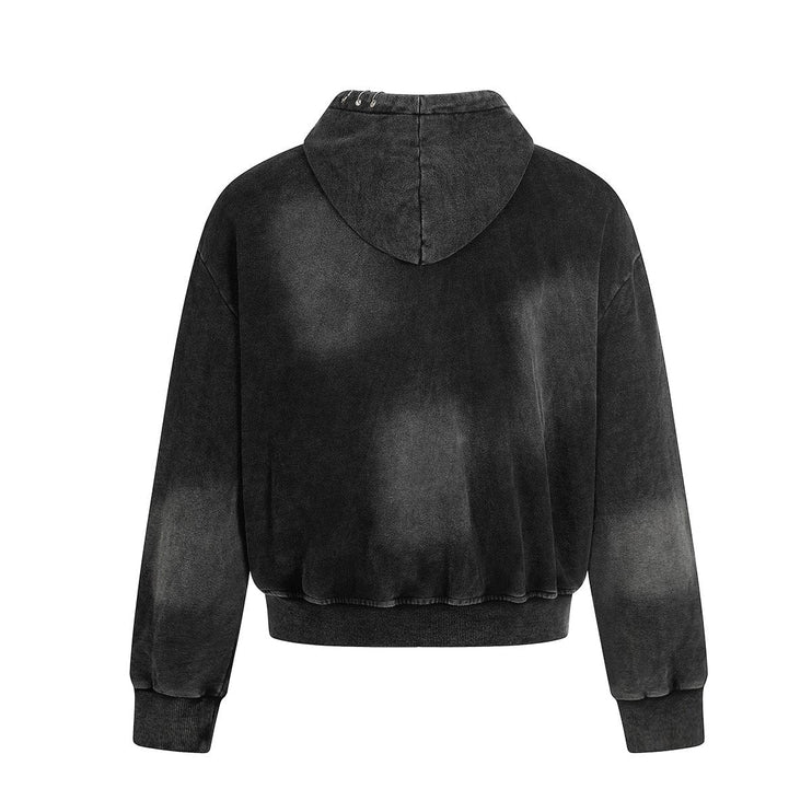 TALKLESSFASHION Ringed Echo Hoodie Jacket