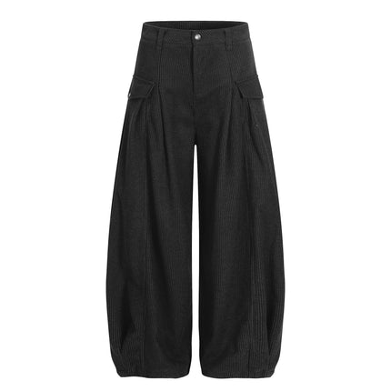 TALKLESSFASHION S / black Old Money Loose Slacks