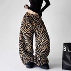 S / NK122 Slacks - Leopard Print