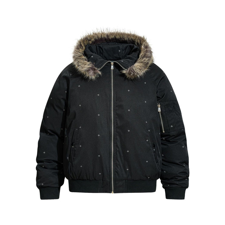 TALKLESSFASHION Simple Versatile Hooded Padded Jacket