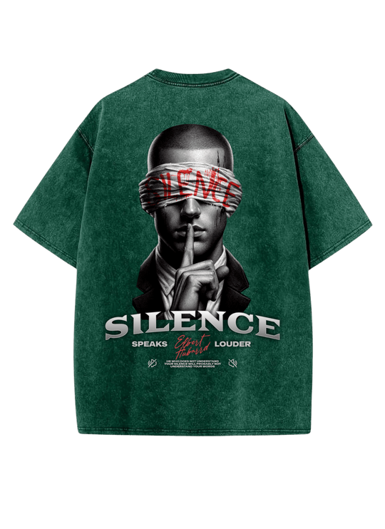 TALKLESSFASHION TALKLESS : Silence Crew Neck T-Shirt—1801