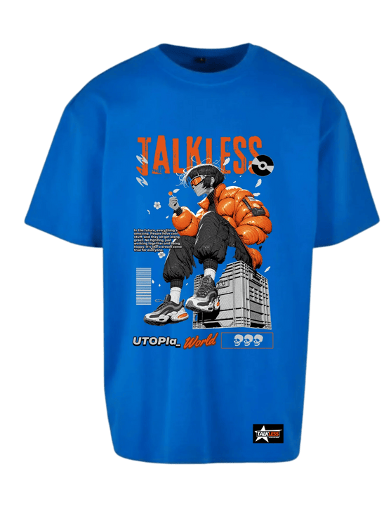 TALKLESSFASHION TALKLESS  unisex oversize T-Shirt Short sleeve streetwear