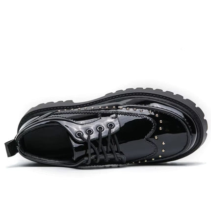 TALKLESSFASHION TLF Casual Patent Leather Shoe. ——2952