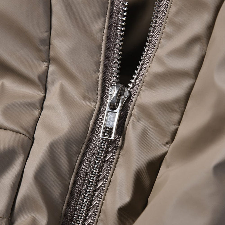 TALKLESSFASHION Turtleneck Cotton-padded Jacket&Coat—7760