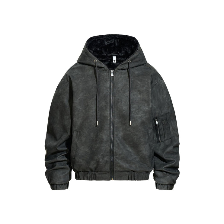 TALKLESSFASHION Urban Edge Hooded Jacket