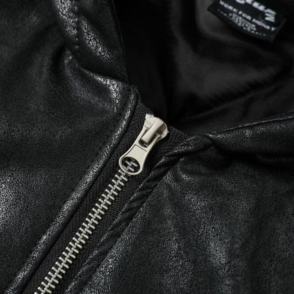 TALKLESSFASHION Urban Wave Hooded zipper Jacket