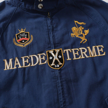 TALKLESSFASHION Vintage Badge Embroidered Cargo Jacket