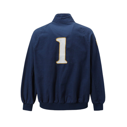 TALKLESSFASHION Vintage Badge Embroidered Cargo Jacket