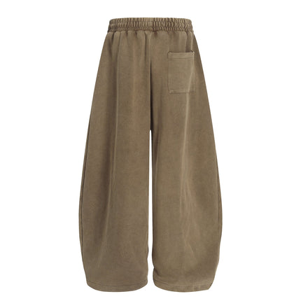 TALKLESSFASHION Washed Scimitar Wide Sweatpants