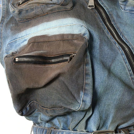 TALKLESSFASHION Wasteland Multi-Pocket Cargo suit