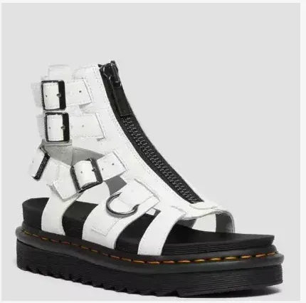 TALKLESSFASHION White / 45 Roman Unisex Leather Sandals