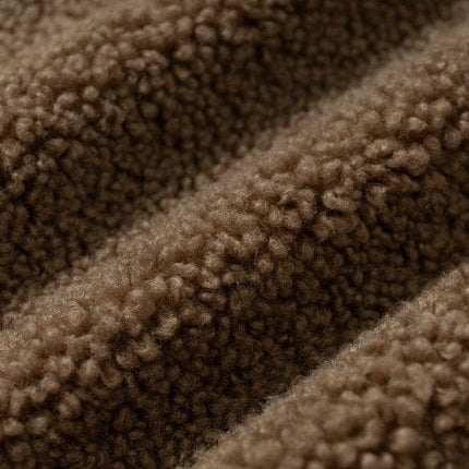 TALKLESSFASHION XPKAEAX American vintage fur collar mountain carving cotton suit women's winter washing distressed denim cotton jacket ins