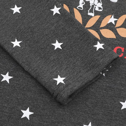 TALKLESSFASHION XPKAEAX American Vintage Spice Girl Star Off-the-Shoulder Long Sleeve T-Shirt Women's Slanted Shoulder Slimming Slimming One-Shoulder Top