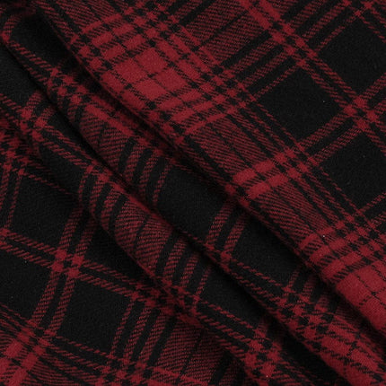 TALKLESSFASHION XS24244 summer gothic new hip skirt celebrity style temperament sexy red plaid bandeau dress women