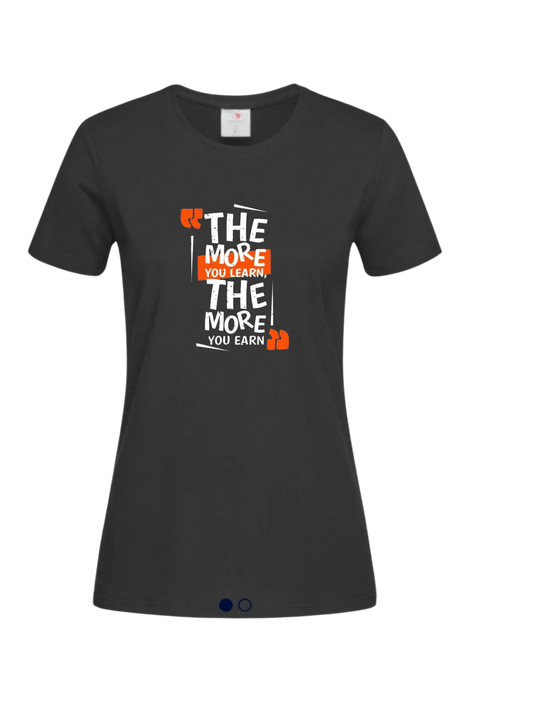 Round neck T-shirt for women COMFORT - TALKLESSFASHION